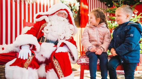 Papá Noel sin barbijo, para no arruinar su 